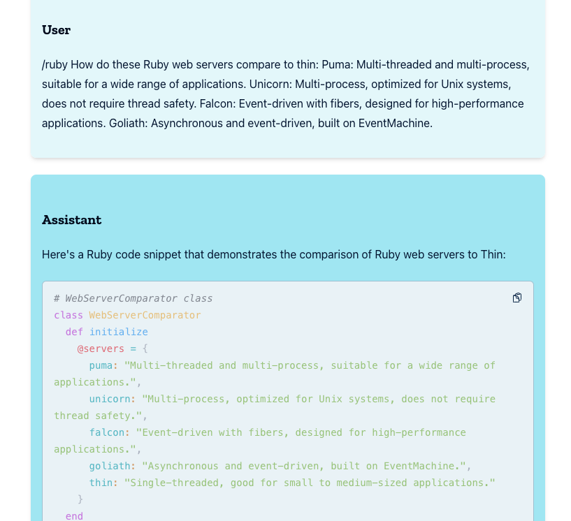 Testing A Conversation Display Component