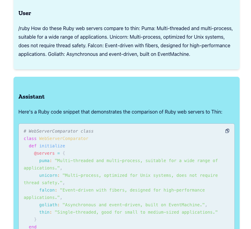 Testing A Conversation Display Component